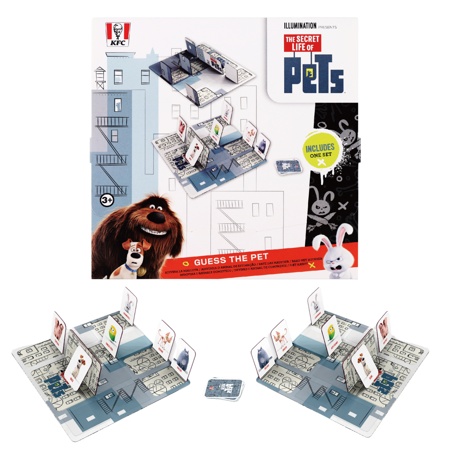 Wie is het? spel custom-made